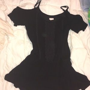 Black lacy romper